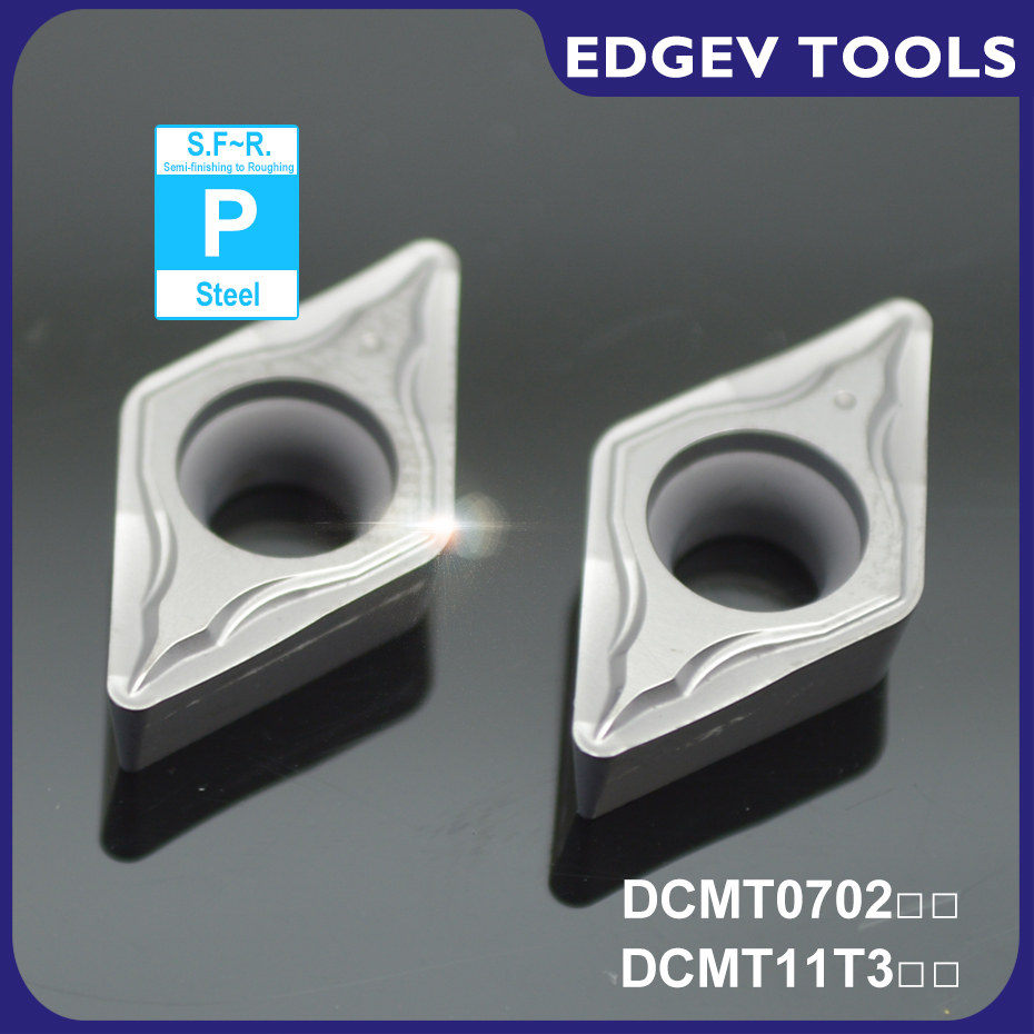 Parting Tool Lathe - EDGEV Металлокерамические вставки DCMT070204 DCMT11T304 DCMT11T308
