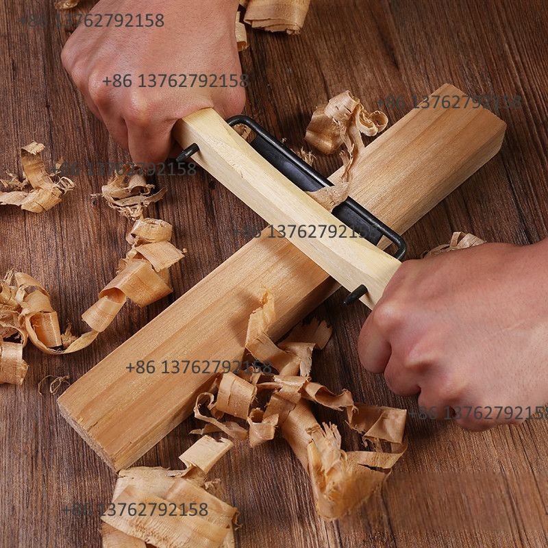 Woodworking Hand Tools - Старинный ручной рубанок из массива дерева,