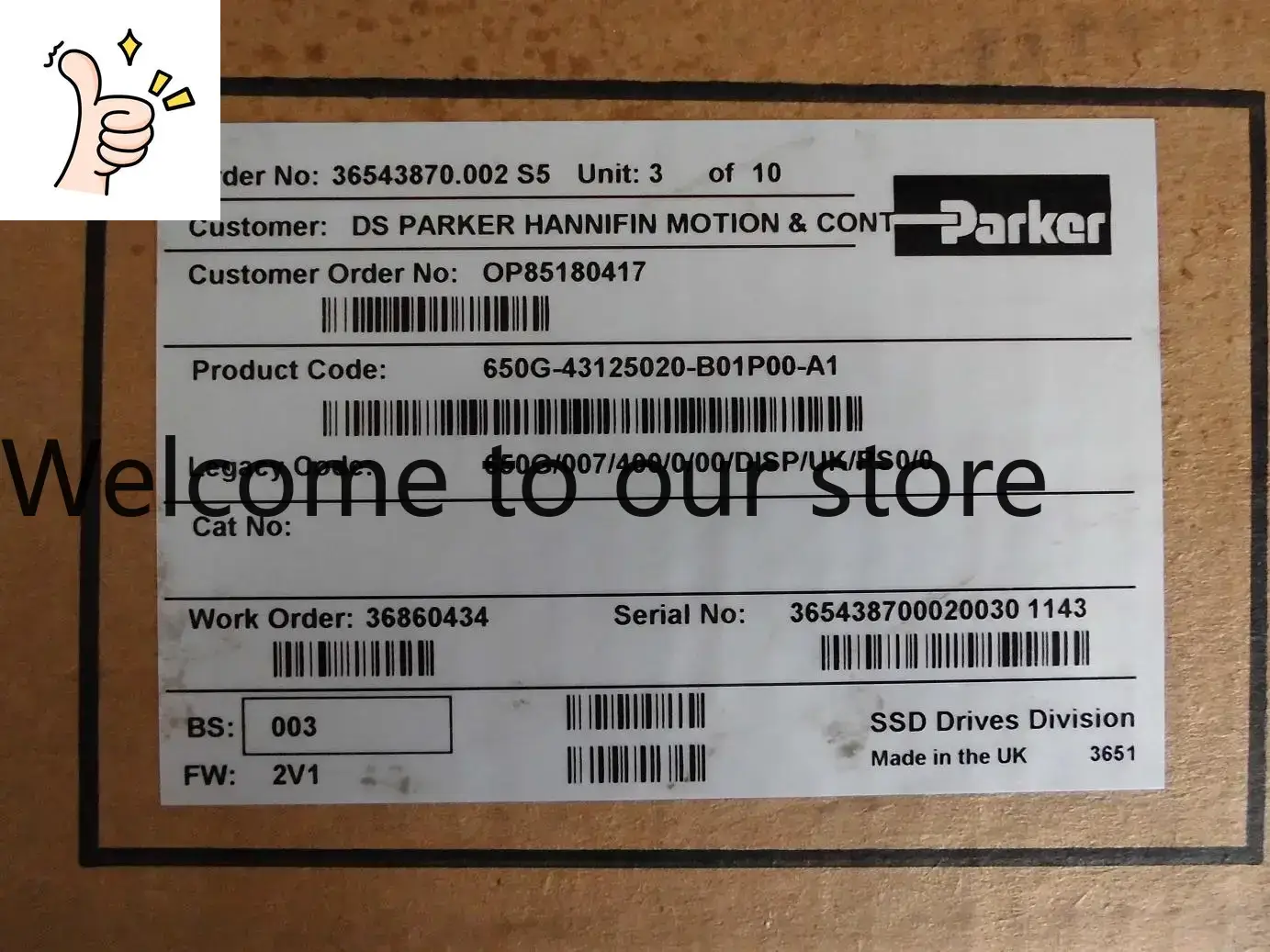 Инвертор Parker 2025 650G/007/ – обзор и цена Woodworking Uk